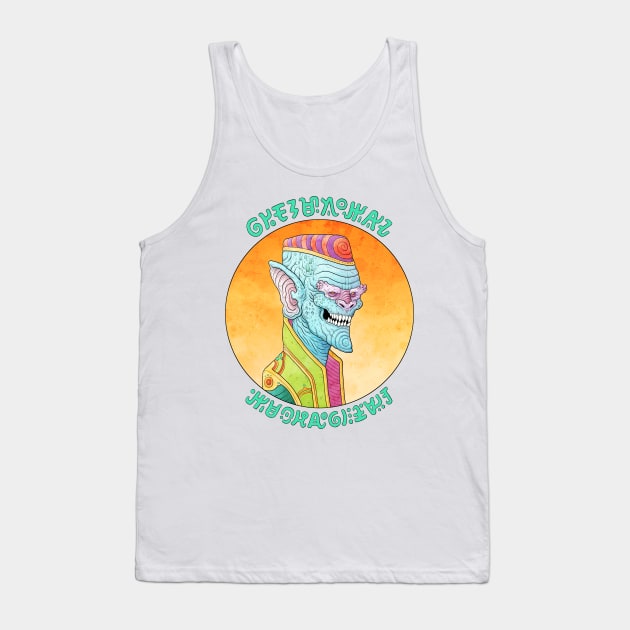 Abyss Dweller Tank Top by Tim Molloy Art